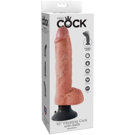 Фаллос-вибратор 10" Vibrating Cock with Balls